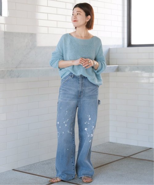 5 1/2 PAINTER DENIM 1/2 Spick アテンション はブルーのみに該当します 160cm　着用サイズ 163cm　着用サイズ