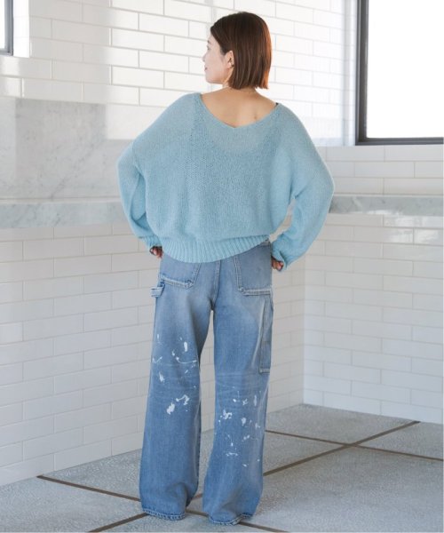 5 1/2 PAINTER DENIM 1/2 Spick アテンション はブルーのみに該当します 160cm　着用サイズ 163cm　着用サイズ