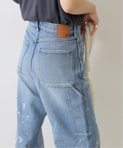 5 1/2 PAINTER DENIM 1/2 Spick アテンション はブルーのみに該当します 160cm　着用サイズ 163cm　着用サイズ