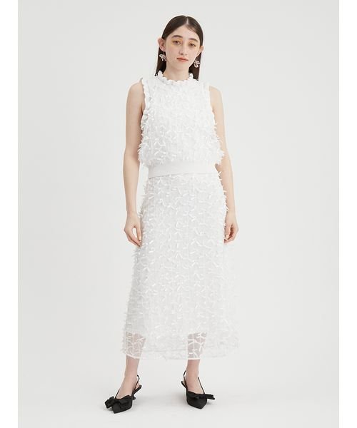 【WEB限定カラー】リボンマテリアルスカート UO1494198207(11550円)