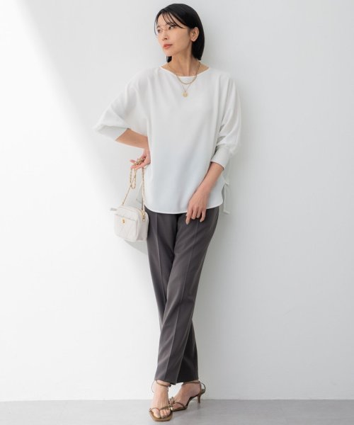 NIJYUSANKU（SMALL SIZE）(23区（小さいサイズ）)/【洗える/一部店舗限定】ストレッチジョーゼット シアー カットソー/img02