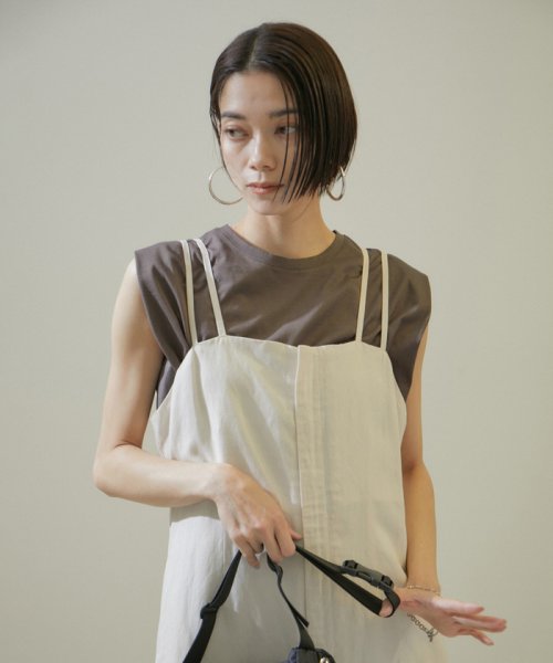 サロン　アダム　エ　ロペ(サロン　アダム　エ　ロペ)/[24SS]Prima Veil ショルダータックノースリーブプルオーバー【UVケア・洗濯耐久】/img14