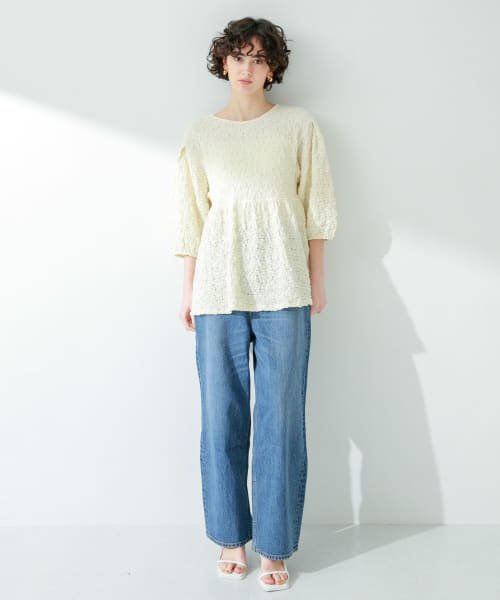 URBAN RESEARCH Sonny Label(アーバンリサーチサニーレーベル)/カットジャガードペプラムプルオーバー/img16