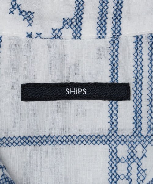 SHIPS MEN(シップス　メン)/SHIPS: エンブロイダリー オープンカラー シャツ/img34