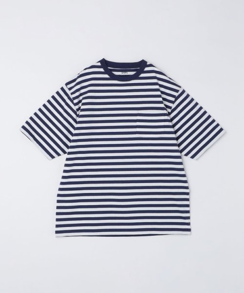 SHIPS MEN(シップス　メン)/SHIPS: COTTON USA ボーダー ポケット  Tシャツ/img29