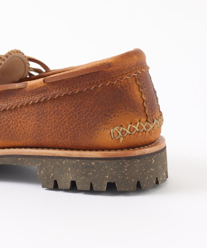 希少 USA製 YUKETEN デッキシューズ ウエスタンモック ダークブラウン