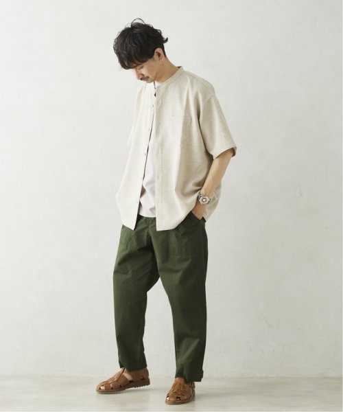 JOURNAL STANDARD relume Men's(ジャーナルスタンダード　レリューム　メンズ)/TECH CANVAS バンドカラー 半袖シャツ/img03