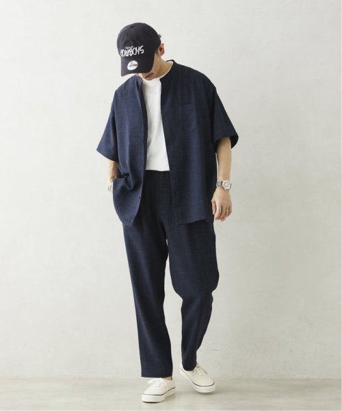 JOURNAL STANDARD relume Men's(ジャーナルスタンダード　レリューム　メンズ)/TECH CANVAS バンドカラー 半袖シャツ/img07