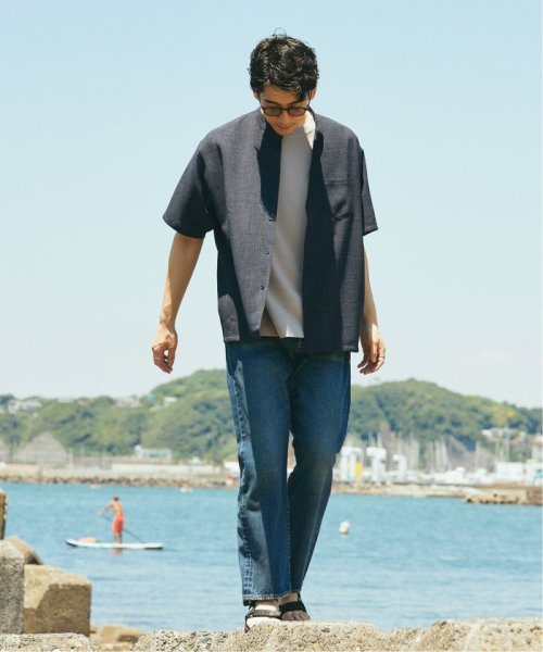 JOURNAL STANDARD relume Men's(ジャーナルスタンダード　レリューム　メンズ)/TECH CANVAS バンドカラー 半袖シャツ/img08