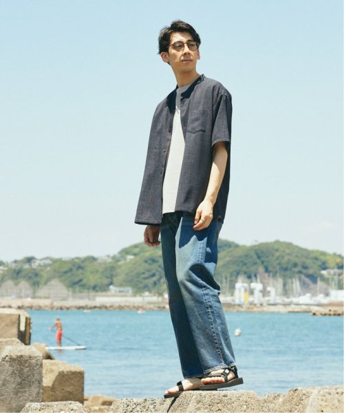 JOURNAL STANDARD relume Men's(ジャーナルスタンダード　レリューム　メンズ)/TECH CANVAS バンドカラー 半袖シャツ/img09