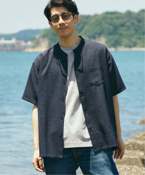 JOURNAL STANDARD relume Men's(ジャーナルスタンダード　レリューム　メンズ)/TECH CANVAS バンドカラー 半袖シャツ/img17