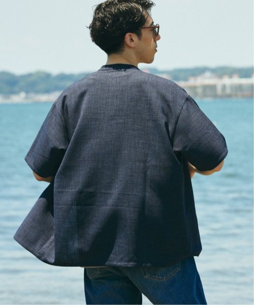 JOURNAL STANDARD relume Men's(ジャーナルスタンダード　レリューム　メンズ)/TECH CANVAS バンドカラー 半袖シャツ/img23