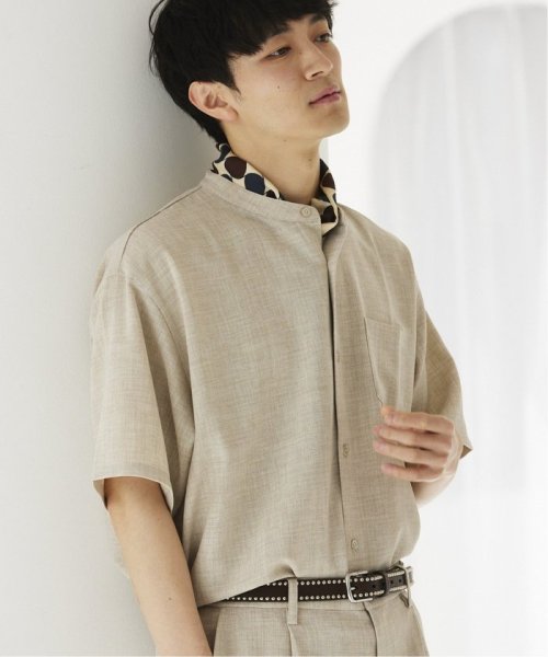 JOURNAL STANDARD relume Men's(ジャーナルスタンダード　レリューム　メンズ)/TECH CANVAS バンドカラー 半袖シャツ/img30