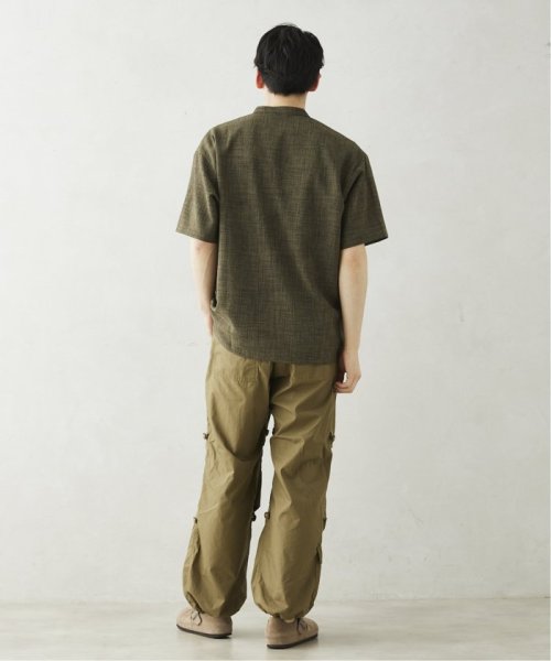 JOURNAL STANDARD relume Men's(ジャーナルスタンダード　レリューム　メンズ)/TECH CANVAS バンドカラー 半袖シャツ/img42