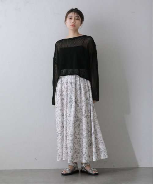 ジュイ柄タックフレアスカート ジュイ柄タックフレアスカート EI1483191030(11440円)