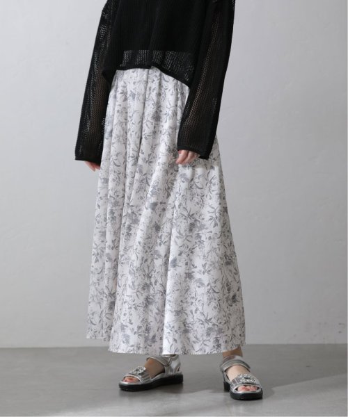 ジュイ柄タックフレアスカート ジュイ柄タックフレアスカート EI1483191030(11440円)