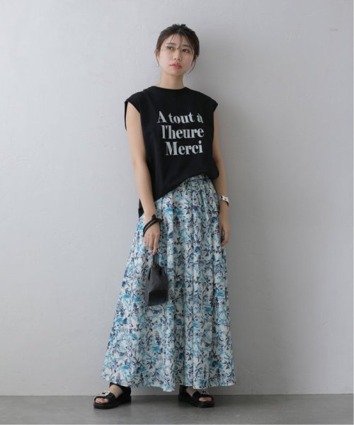 ジュイ柄タックフレアスカート ジュイ柄タックフレアスカート EI1483191030(11440円)