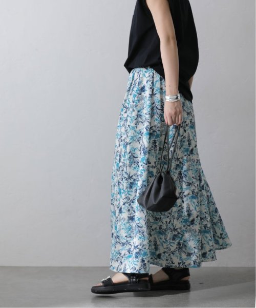 ジュイ柄タックフレアスカート ジュイ柄タックフレアスカート EI1483191030(11440円)