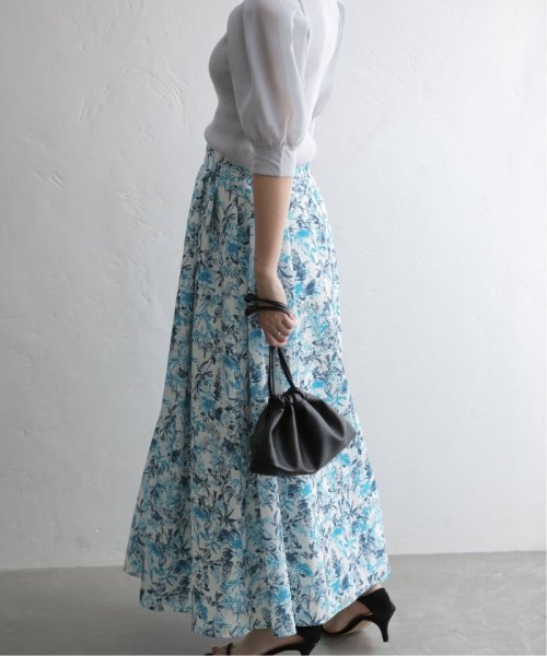 ジュイ柄タックフレアスカート ジュイ柄タックフレアスカート EI1483191030(11440円)