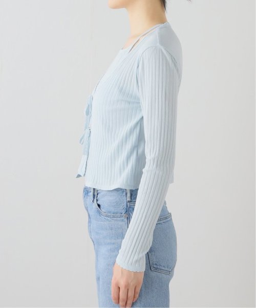 Spick & Span(スピック＆スパン)/≪一部店舗＋WEB限定≫【beautiful people】 sheer rib jersey cardigan top/img09