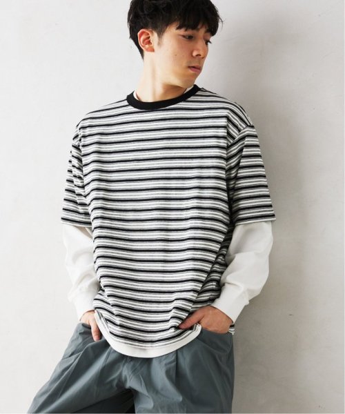 JOURNAL STANDARD relume Men's(ジャーナルスタンダード　レリューム　メンズ)/《予約》【HOUSE HOLD / ハウスホールド】 マルチボーダーTシャツ/img07