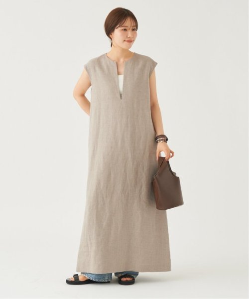 《WEB限定追加》Linen フレア ワンピース AA1659730733(12650円)