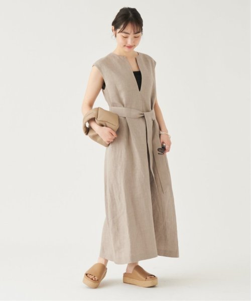 《WEB限定追加》Linen フレア ワンピース AA1659730733(12650円)