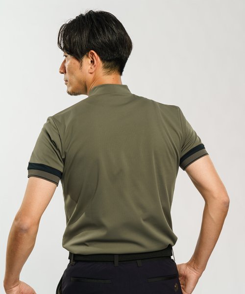 LANVIN SPORT(ランバン スポール)/【宮沢氷魚着用】モックネック半袖シャツ【吸汗/UV/ストレッチ/ECO】/img01