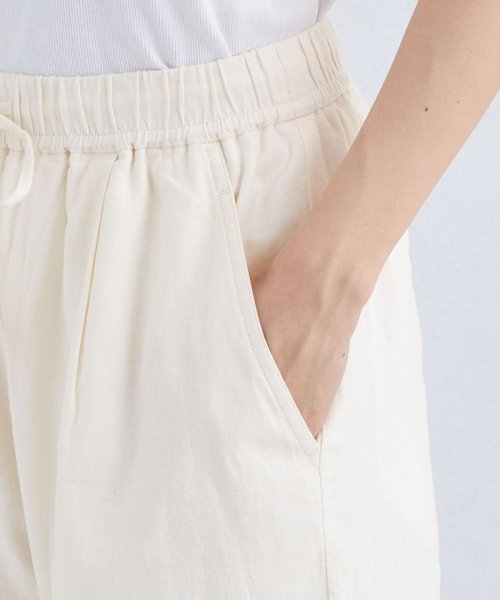 ［size SHORT/TALLあり］BREEZE LINEN ブリーズリネン ワイド パンツ ホワイト 人気・おすすめ｜使いやすい・旅行におすすめ 品質保証 全国発送 正規品・日本国内発送・安心保証付き