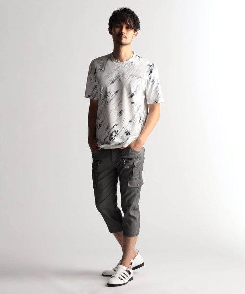 NICOLE CLUB FOR MEN(ニコルクラブフォーメン)/総柄柄プリント半袖Ｔシャツ/img01