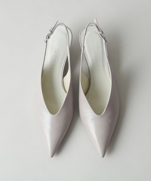 カーヴィーウェッジバックベルト パンプス45 あらかじめご了承ください