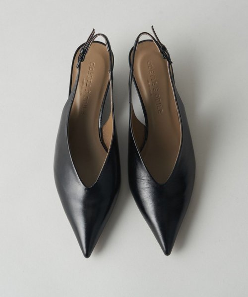 カーヴィーウェッジバックベルト パンプス45 あらかじめご了承ください