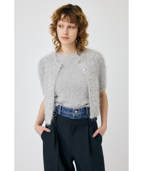 moussy(マウジー)/SHAGGY GLITTER KNIT カーディガン/img07