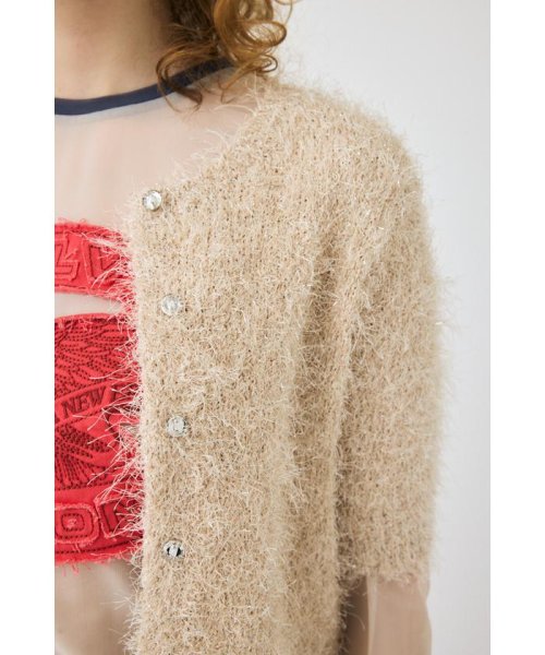 moussy(マウジー)/SHAGGY GLITTER KNIT カーディガン/img21