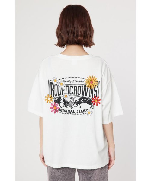 RODEO CROWNS WIDE BOWL(ロデオクラウンズワイドボウル)/Flower Bloom Logo Tシャツ/img08