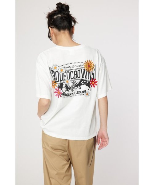 RODEO CROWNS WIDE BOWL(ロデオクラウンズワイドボウル)/Flower Bloom Logo Tシャツ/img16