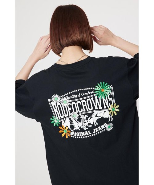 RODEO CROWNS WIDE BOWL(ロデオクラウンズワイドボウル)/Flower Bloom Logo Tシャツ/img19