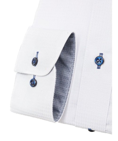 TAKA-Q(タカキュー)/形態安定 吸水速乾 スタンダードフィット ドゥエボタンダウン長袖シャツ シャツ メンズ ワイシャツ ビジネス ノーアイロン yシャツ ビジネスシャツ 形態安定/img02
