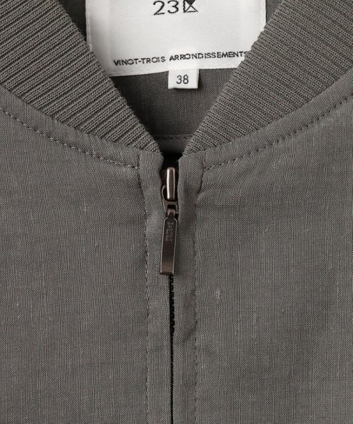 【CLASSY.6月号掲載/洗える】リネンレーヨンストレッチ ブルゾン 品番 パンツ