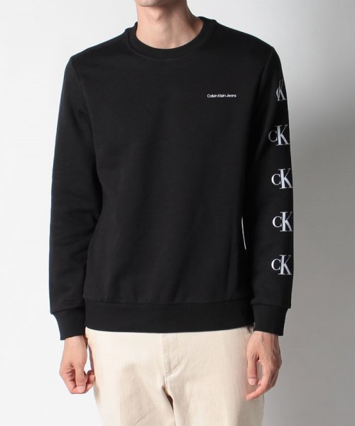 Calvin Klein(カルバンクライン)/【Calvin Klein / カルバンクライン】BLACK LOGO SWEAT 40DC435 ロゴ スウェット トレーナー ロンT/img10