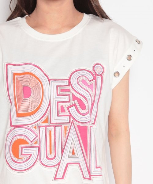 Desigual(デシグアル)/ロゴパッチ Tシャツ/img03