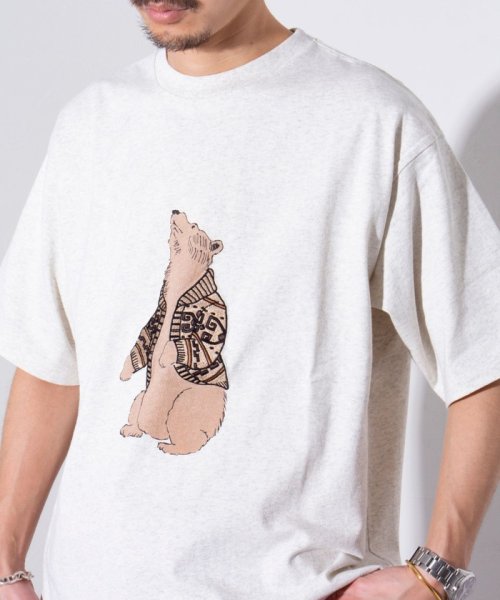 GLOSTER(GLOSTER)/【PENDLETON/ペンドルトン】ベアープリントTシャツ 刺繍 ワンポイントロゴ/img32