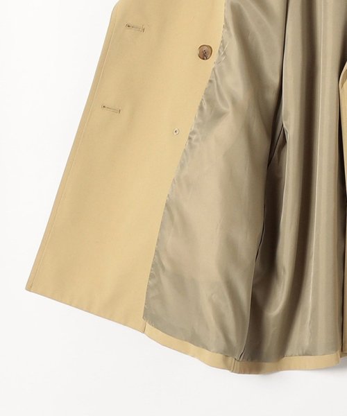 quaranciel:〈洗濯機可能〉バック フレア ミディ トレンチ コート quaranciel トレンチ コート 品番：614 ONE