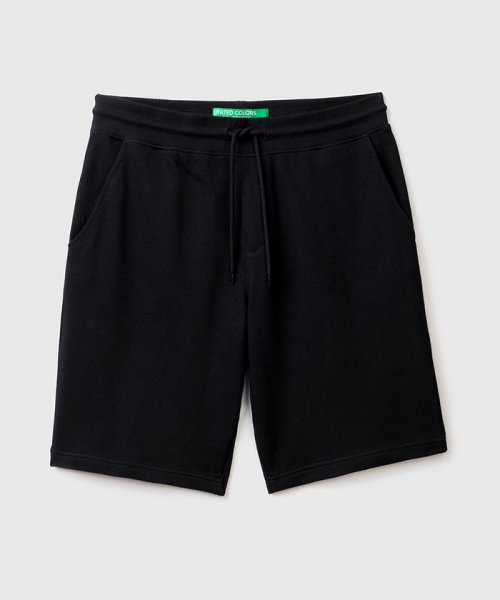 BENETTON (mens)(ベネトン（メンズ）)/ドロスト付きウエストゴムバックポケットスウェットショートパンツ/img03