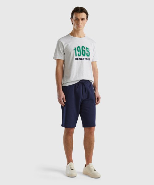 BENETTON (mens)(ベネトン（メンズ）)/ドロスト付きウエストゴムバックポケットスウェットショートパンツ/img12