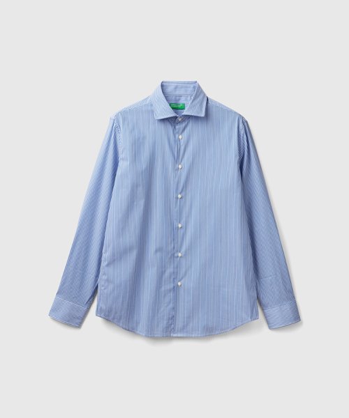 BENETTON (mens)(ベネトン（メンズ）)/ストレッチスリムフィットストライプ長袖シャツ/img02