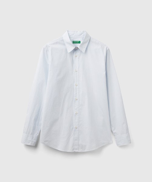 BENETTON (mens)(ベネトン（メンズ）)/コットン100%先染めストライプスリムフィット長袖シャツ/img02