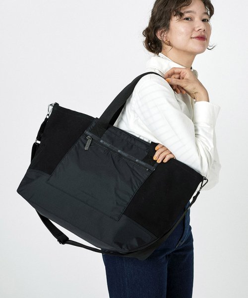 LeSportsac(LeSportsac)/CANVAS E/W TOTEミッドナイトブラックキャンバス/img06