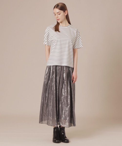 MACKINTOSH LONDON(MACKINTOSH LONDON（レディース）)/【The Essential Collection】プレーティング天竺ボーダーリラックスＴシャツ/img01