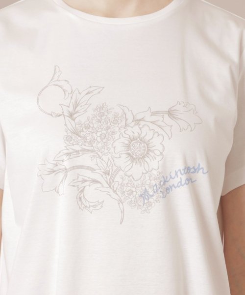 MACKINTOSH LONDON(MACKINTOSH LONDON（レディース）)/【婦人画報掲載】【BIBURY FLOWER】ハイゲージスムースバイブリーフラワープリントTシャツ/img09